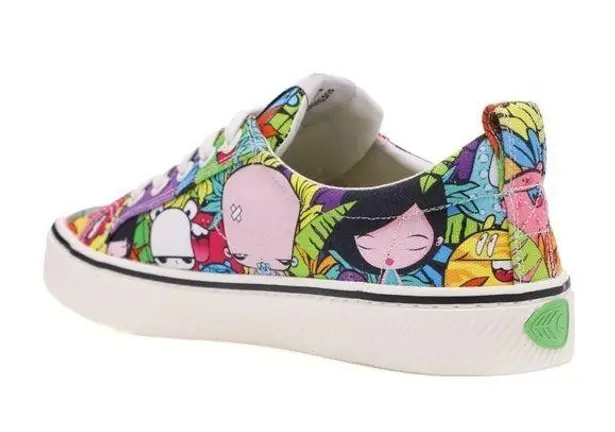 Cariuma Footwear Cariuma OCA Low-Top Toz Canvas Sneaker | Size W5 | Rainbow/multicolored 🌈