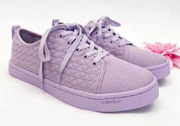 So iLL x Jason Momoa Yaya Lavender Roamer Lace Up Sneakers Size 8