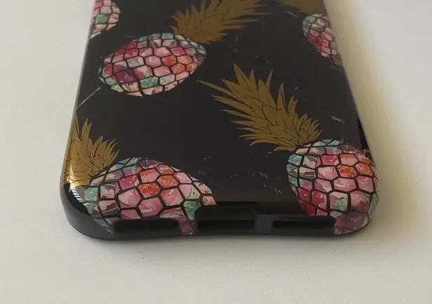 Iphone X case pineapple black