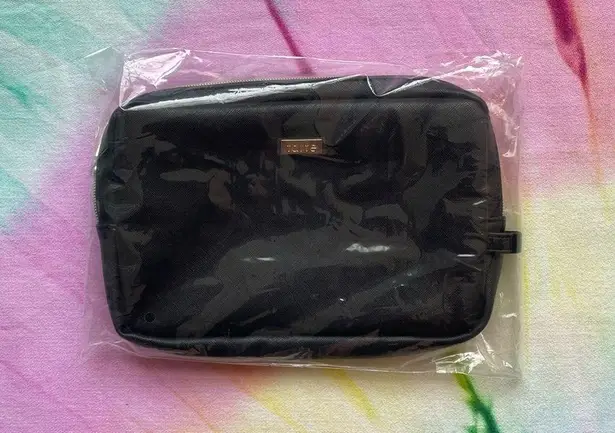 NWT Tarte Black/Purple Makeup Bag Black