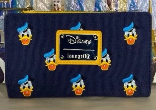 Lounge Fly Disney donal duck canvas embroidered wallet