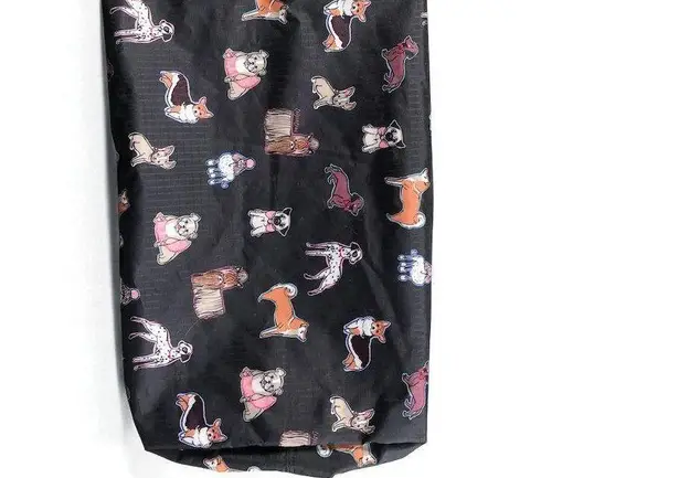 LeSportsac Dakota Large Weekender Travel Duffel Bag Dogs AO Packable Ripstop