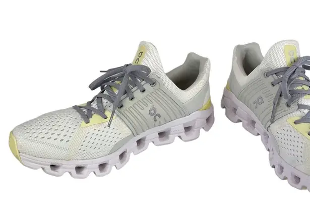 On Cloud Cloudswift Athletic Running Shoes Sz 10.5 Womens White Limelight