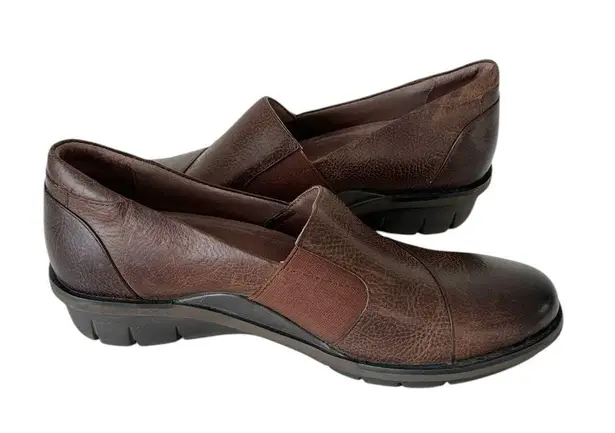 Dansko Julia brown leather comfort loafers 38 US
