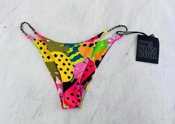 Free People  It's Now Cool The String Pant in Tropicool Size Medium NWT $70 thumbnail 3