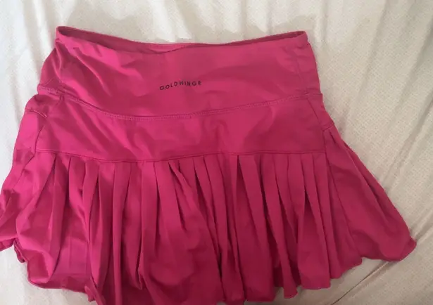 Gold Hinge Pink  Skirt