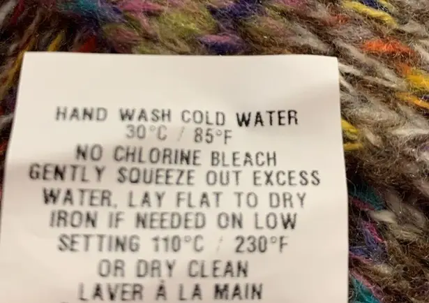 Cartise wool mohair blend open front shawl collar cardigan sweater S