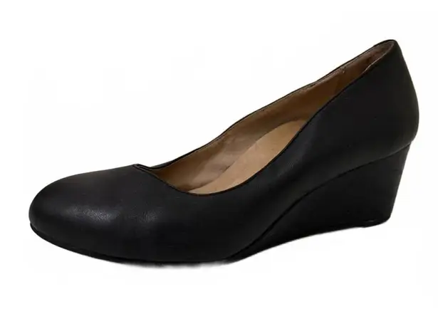 VIONIC Orthoheel Wedge Shoes Black Size 8