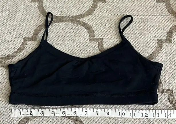 Lululemon  black no padding yoga lounge light support bra