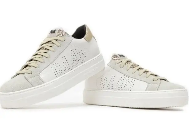 P448 gray and silver Thea Platform Sneaker (Women) size 37 / US 7