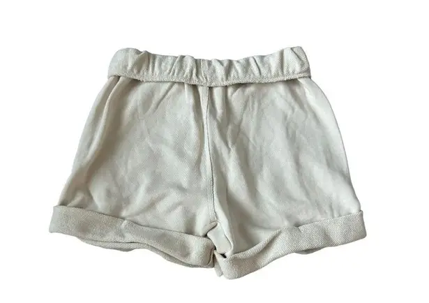 Frame  Cream Foldover Waist Shorts Size XS