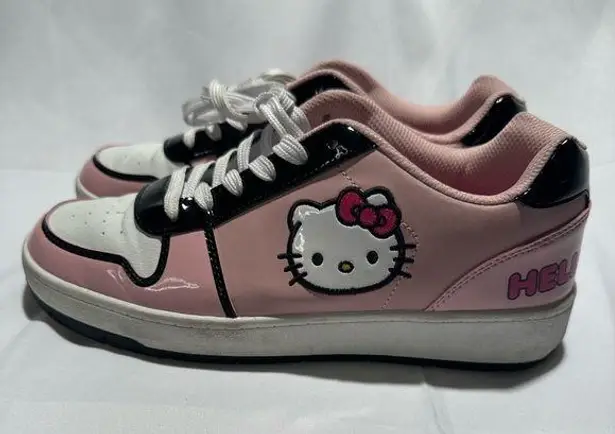 Hello Kitty  by Sanrio Women's Pink Casual Court Sneakers Size 9 Regular Width - Image 1