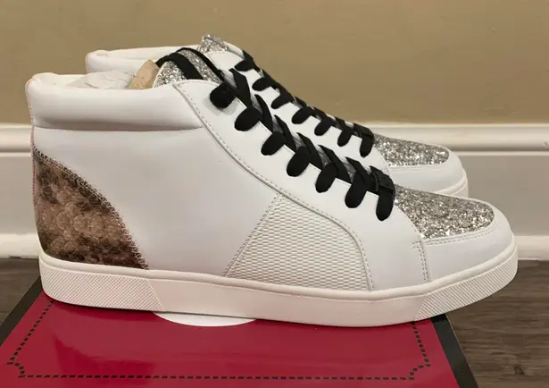 Sam Edelman Circus White Deszi Mid-Top Sneakers Size 9.5