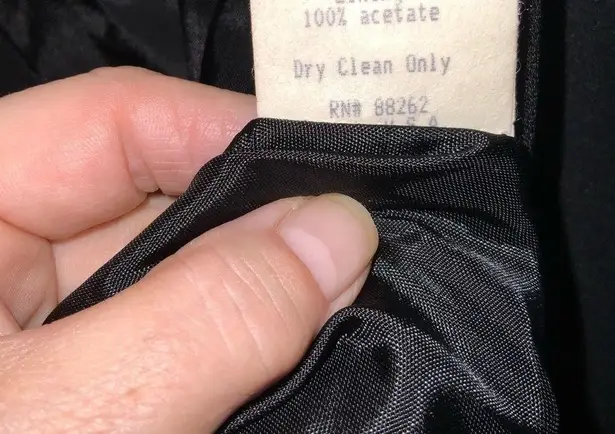 Vintage Ever Beauty Black Knit & Satin Sleeveless Formal Maxi Dress Size 6