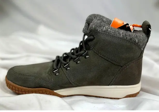 Sporto Women's Abby Leather/Suede Sneaker Boot Gray 11W