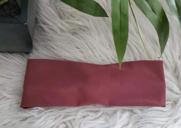 Handcrafted Adult Rose Colored Knotted Front Headband