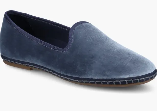 Birdies - the heron loafers (slate velvet)