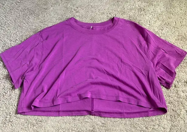 Lululemon All Yours Crop Tee