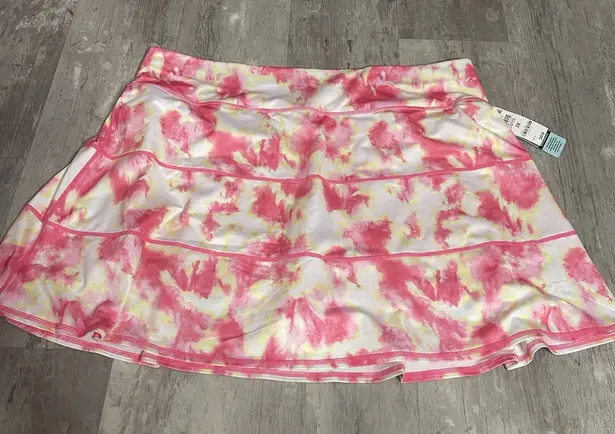 Ideology Women's Palms Tiered, Palm Print , Plus Skort , White, 2X Bag7