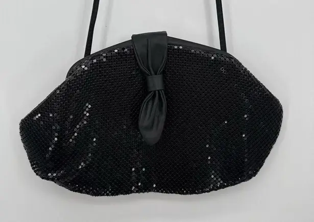 Unbranded Vintage Black Mesh Crossbody Purse Evening