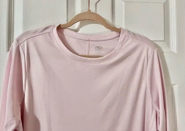 Athletic Works Pink long sleeve workout athletic shirt XL