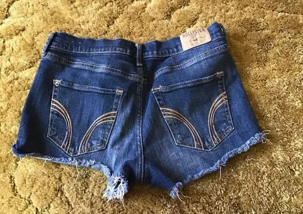 Hollister size 9 surfer jean shorts
