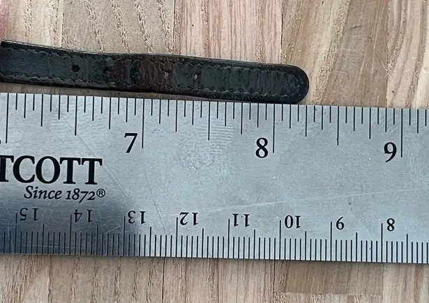 Bulova Ladies Watch RARE Vintage Mechanical Winding Leather Strap Stainless Case