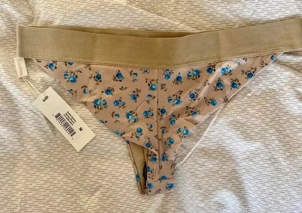 frankie's bikinis Nude/Floral Bottoms