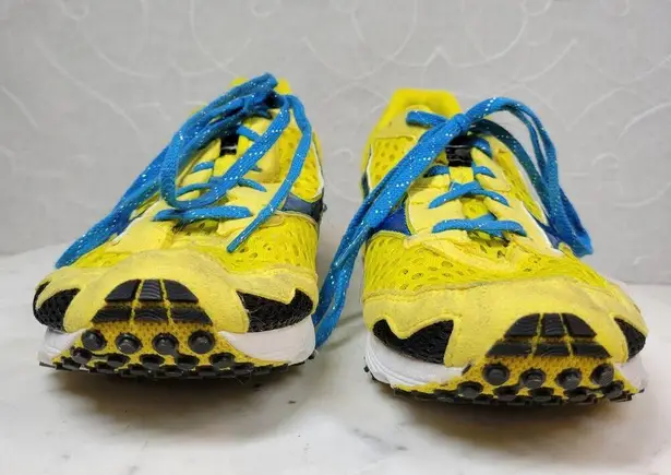 Mizuno Wave Ronin 5 Running Shoes Womens 9 Yellow Lace Up Boston Marathon Jog