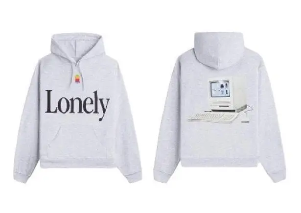 Lonely Ghost  The Apple Hoodie Sweatshirt Size XL