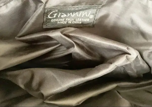 Giannini 80’s Style‎ Large Clutch Black Snakeskin Faux Leather Duran Duran 1980s