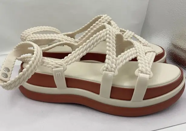 Melissa vegan jelly platform strappy sandals women’s Size 8 comfortable