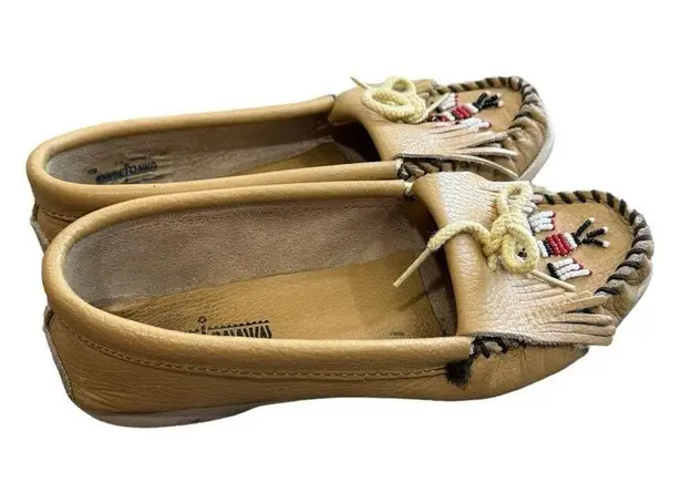 Minnetonka  Women's Thunderbird Boat Sole Moccasins size 7.5