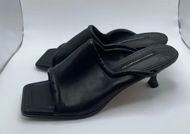 French Connection NWOB  square toe Candice Open Toe Sandals SZ 8 kitten heel 1407 thumbnail 5