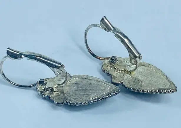 Multicolor Abalone Shell Pierced Earrings in Silver Tone Metal