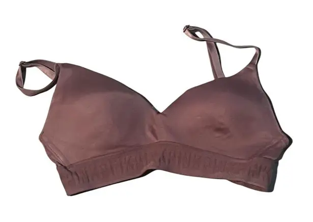 Victoria's Secret PINK Women's Wireless Bra Brown Size M Adjustable Straps Size M