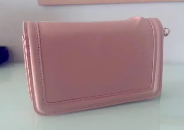 Badgley Mischka NWT Pink Gold Chain Bag