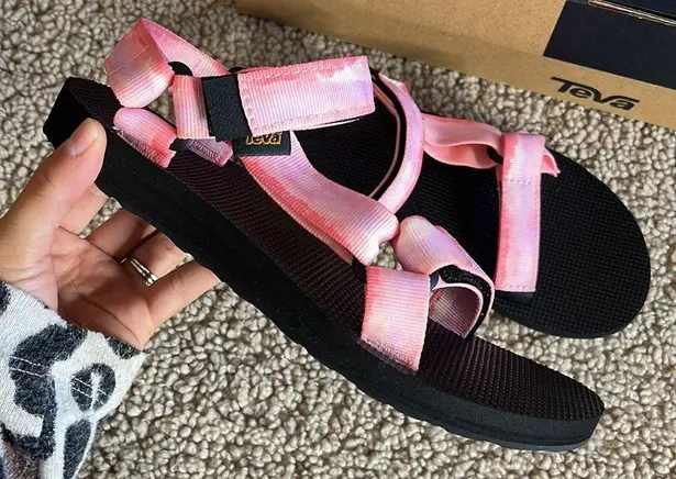 Teva nib //  tie dye original universal sandals