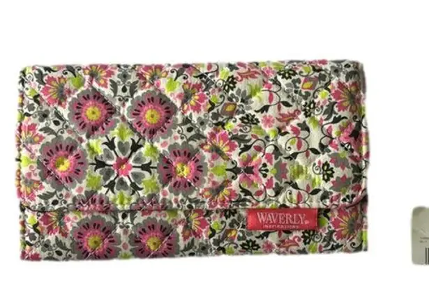 Waverly Impressions Trifold Wallet Pink Kaleidoscope