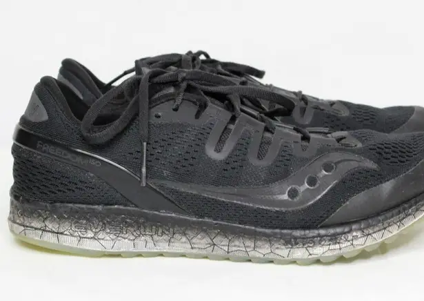 Saucony Freedom ISO EverRun Black Running Women's Shoes Size 8 S10355-1 Athletic