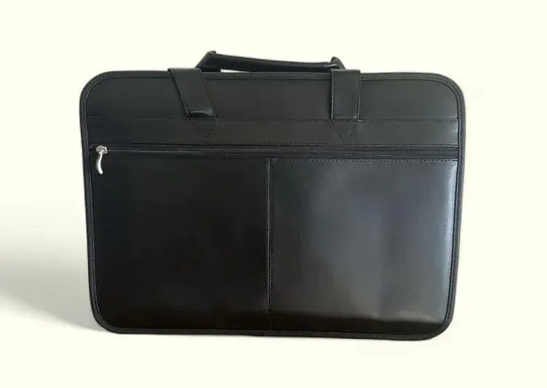 Leather Briefcase Black