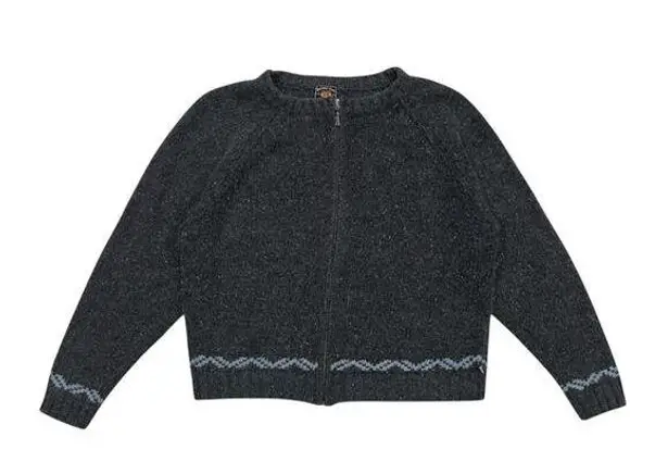 Route 66 ★ (Women’s) Charcoal Gray Cozy Full-Zip Knit Cardigan ★