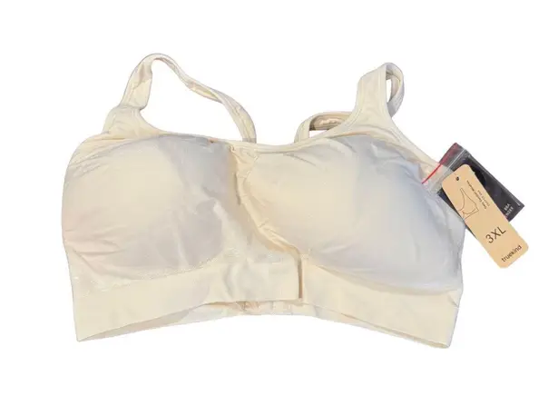 Truekind Women’s Daily Comfort Wirefree Shaper Bra Size 3XL