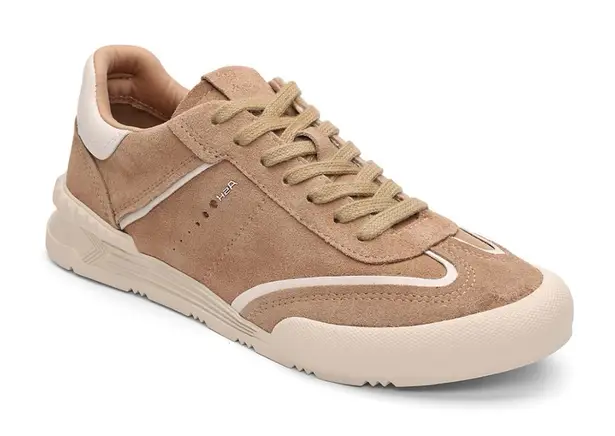 Ash NEW in BOX  Podium Suede Sneaker Tan EU37 Fits like US7.5 CUTE 🥰 thumbnail 1