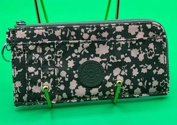 Kipling Cute Sold Out Nylon  Dafni Card Case In Fresh Floral Slim Card Wallet