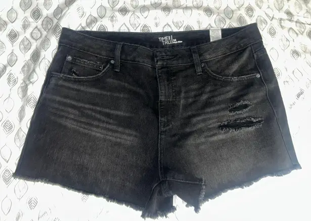 Time & Tru  Black Shorts 