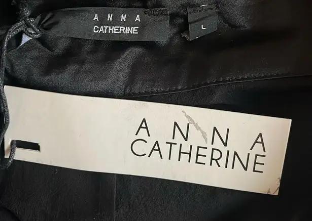 a.n.a NWT  Catherine Sheer Wide Leg Black Pants SIZE L LARGE