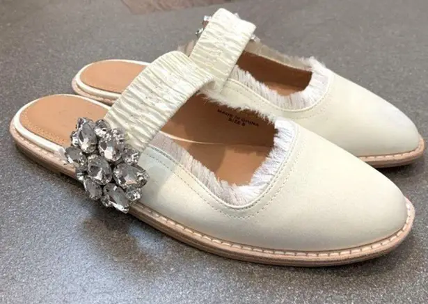 Bill Blass NEW Addy Rhinestone Embellished Mule, Size 6