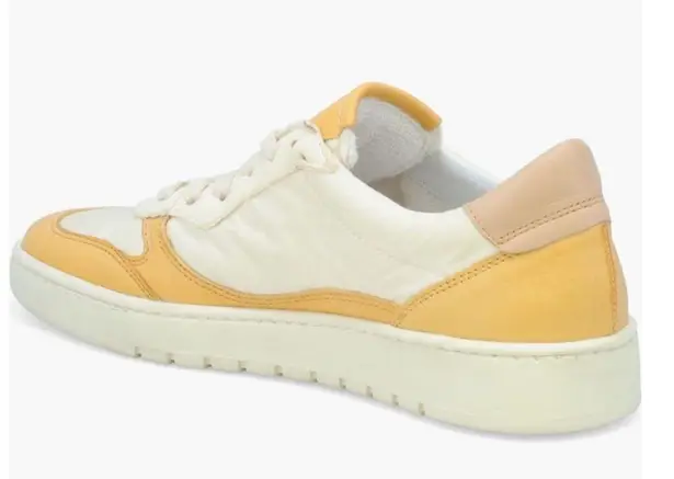 Miz Mooz Veronica Leather Sneaker Lightweight Yellow/White Size 9.5 Euro 40, NWT