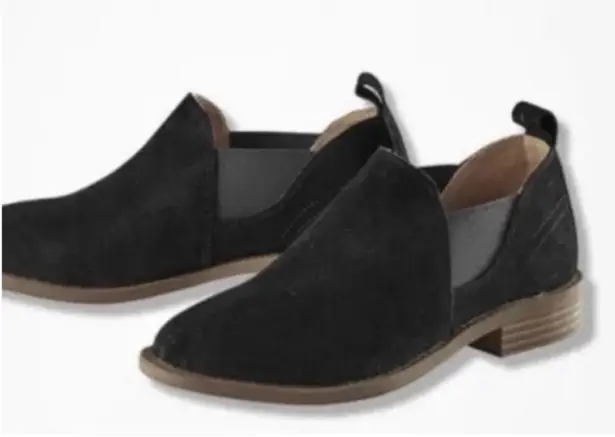 Coldwater Creek “Highland” Suede Brown Ankle Boots Size 6.5 W